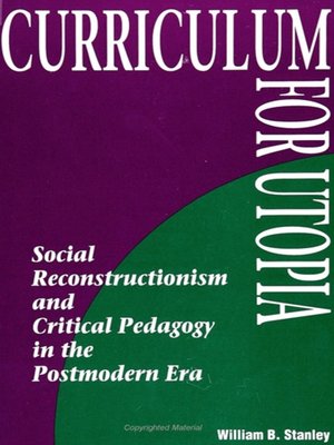 cover image of Curriculum for Utopia